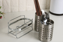 PremiumRacks Utensil Holder - Stainless Steel - Customizable - Removable - Modern Design