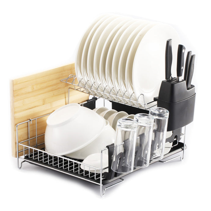 PremiumRacks Professional Dish Rack - 304 Stainless Steel- Fully Customizable - Modern Design